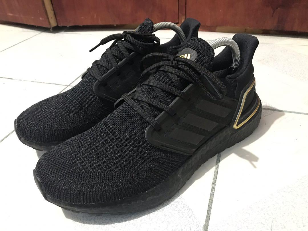 Adidas Ultraboost Black Gold Men S Fashion Footwear Sneakers On Carousell
