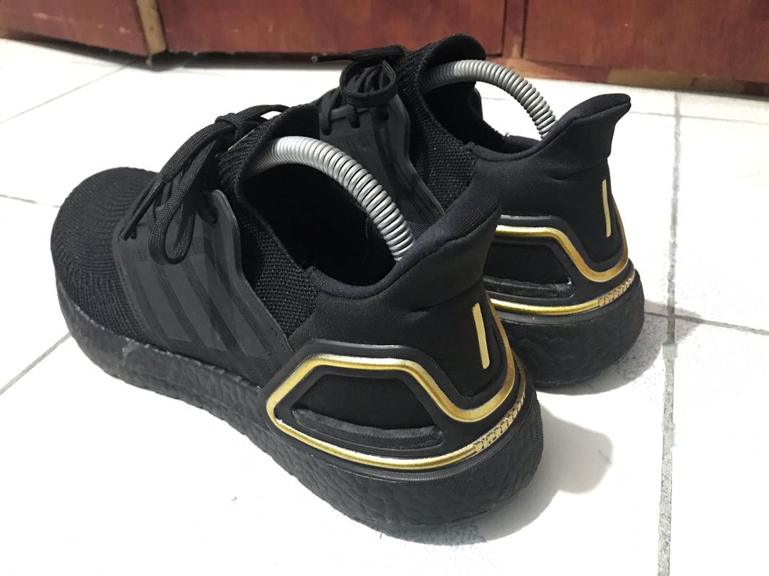 Adidas Ultraboost Black Gold Men S Fashion Footwear Sneakers On Carousell