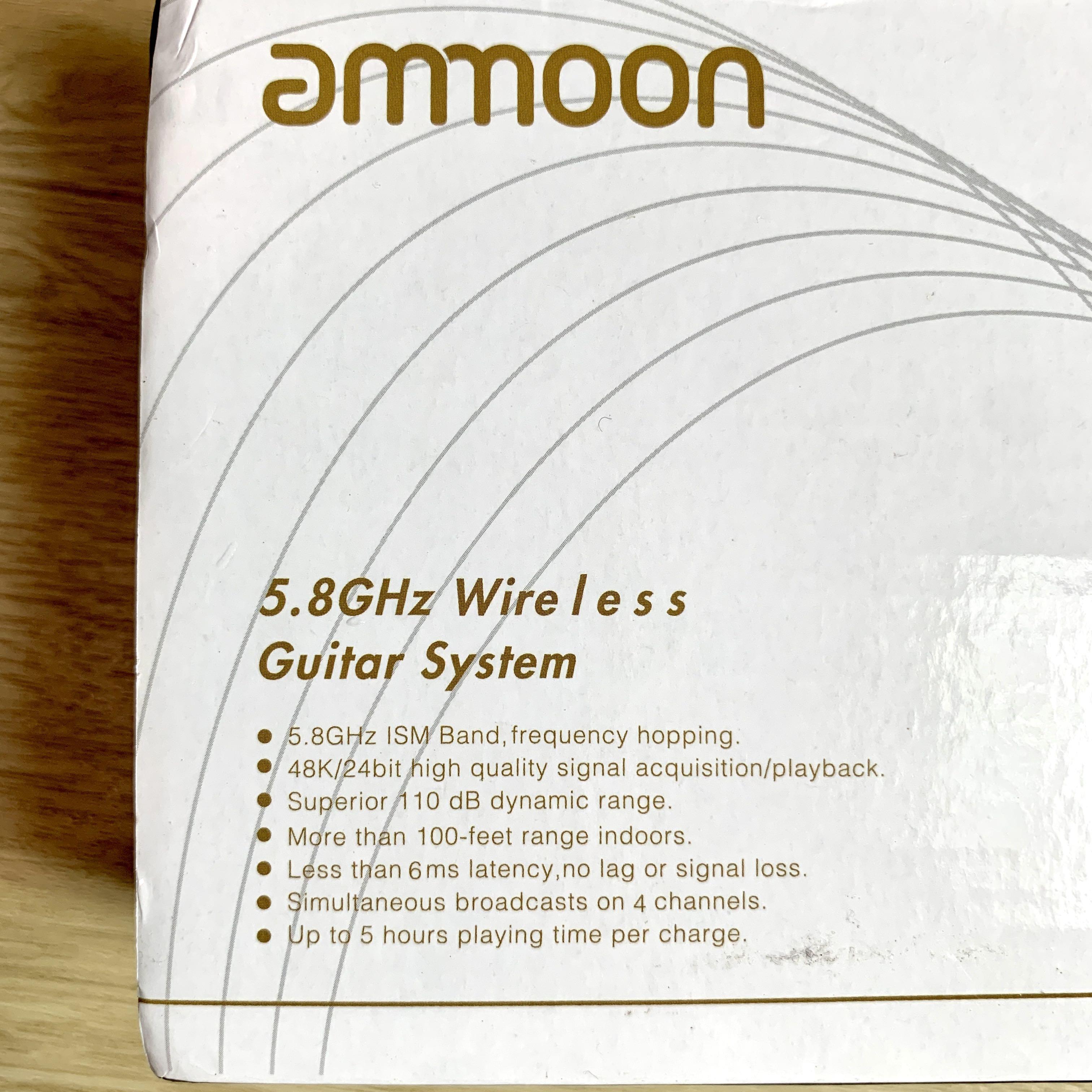 Ammoon 5.8GHz Wireless Guitar System, Hobbies & Toys, Music & Media, Music Accessories on Carousell