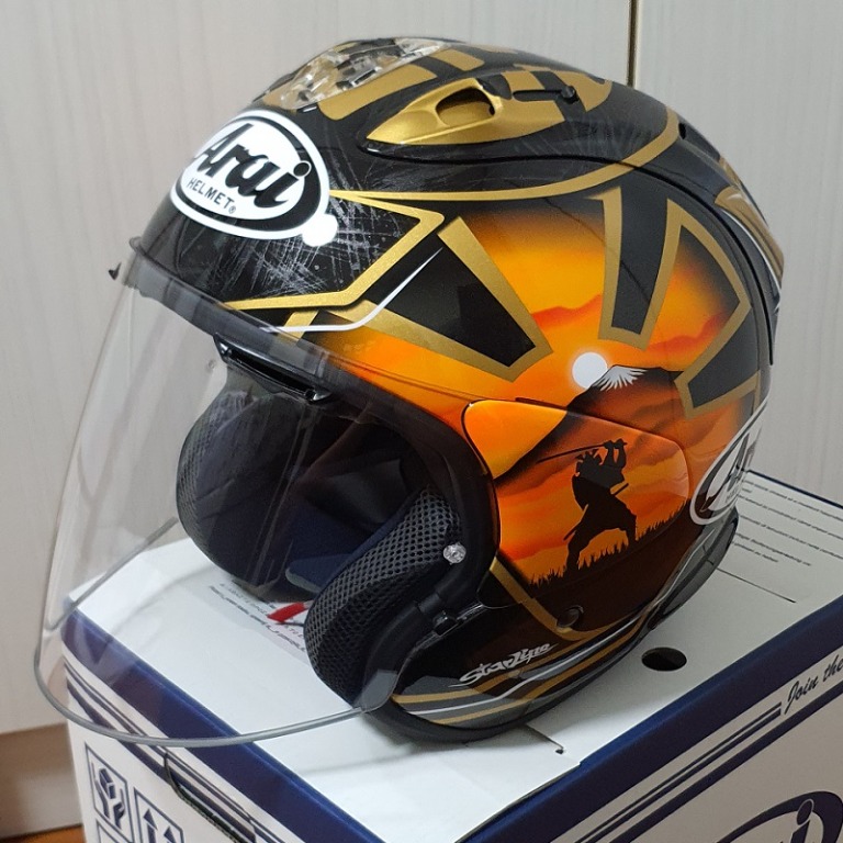 Arai vz ram pedrosa shop gold spirit