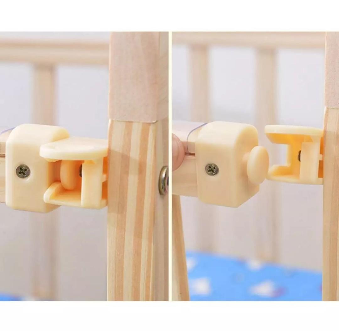 Attached Baby Cot Rocker, Babies & Kids, Baby Nursery & Kids Furniture