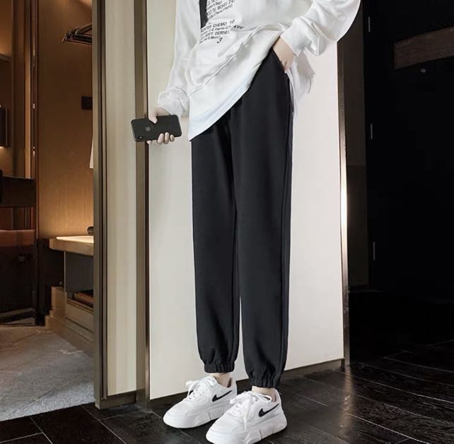 Black petite sweatpants Clearance