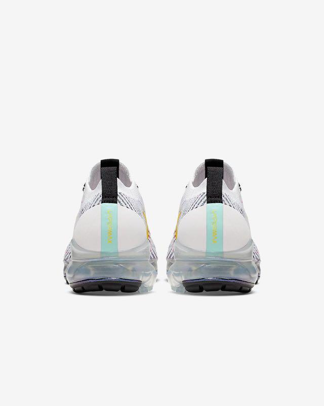 Nike air vapormax flyknit cheap 3 white/dynamic yellow/hyper turquoise