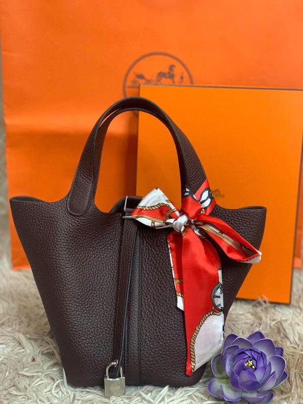 hermes picotin rouge sellier