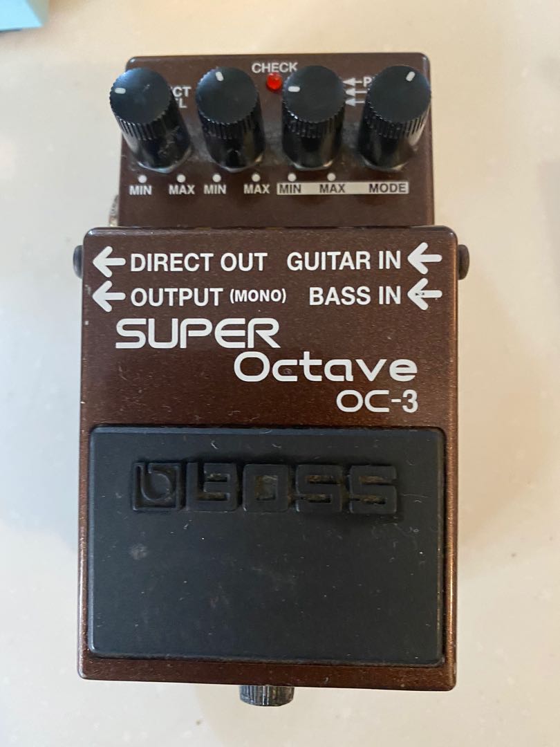 Boss Super Octave guitar pedal OC3, 興趣及遊戲, 音樂、樂器 & 配件, 樂器 Carousell