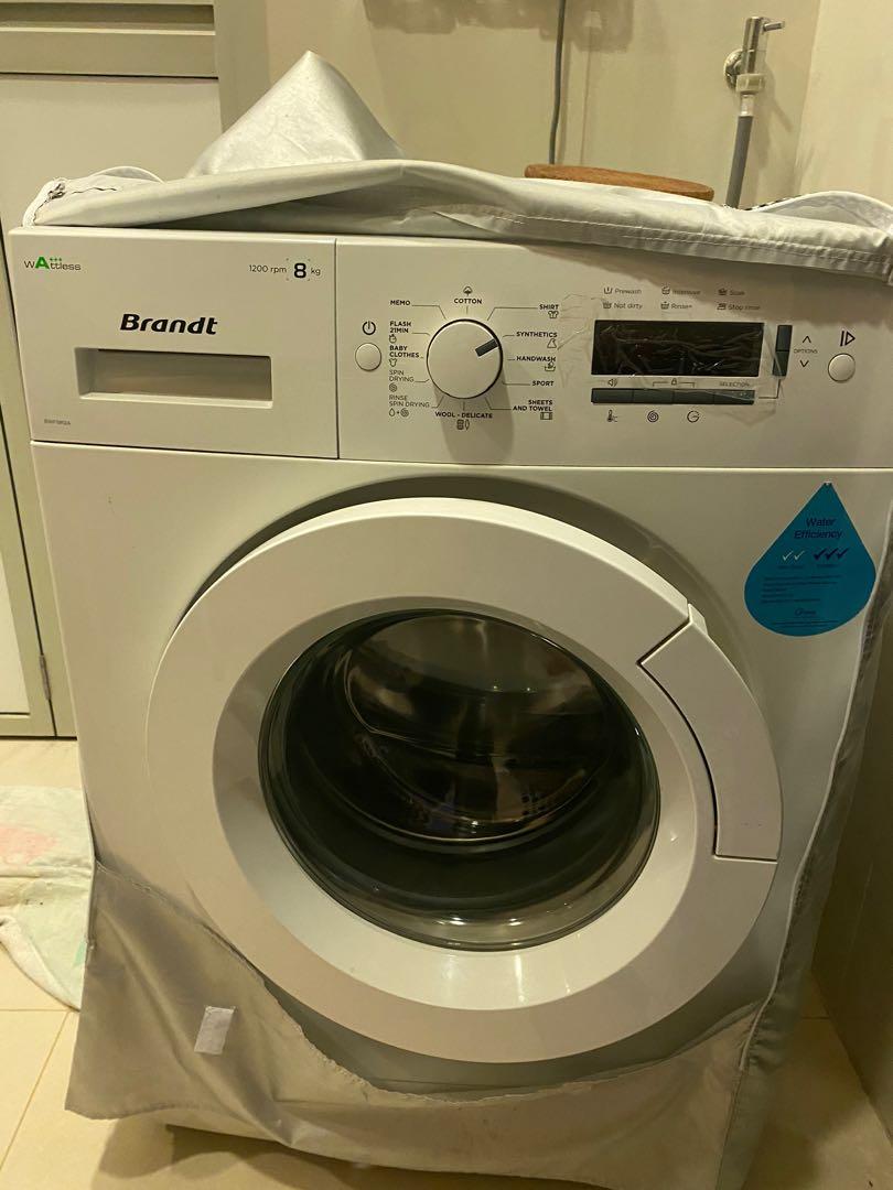 Brandt 8kg Front Load Washing Machine Model Bwf5812a Tv Home Appliances Washing Machines And Dryers On Carousell