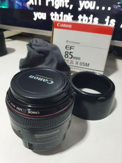 Canon 85mm 1.2 LII USM