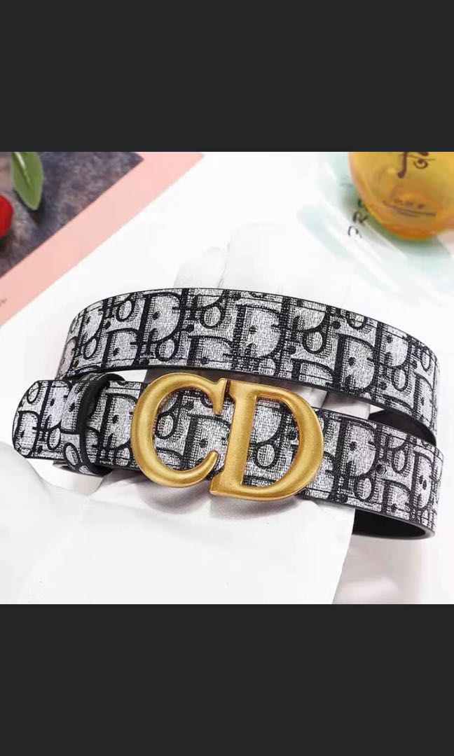 CD belt 100cm, Women's Fashion, Watches & Accessories, Belts on Carousell