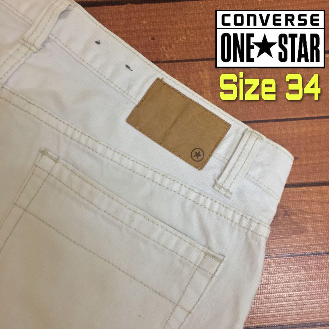 Celana Jeans CONVERSE Size 34 Fesyen Pria Pakaian Bawahan di