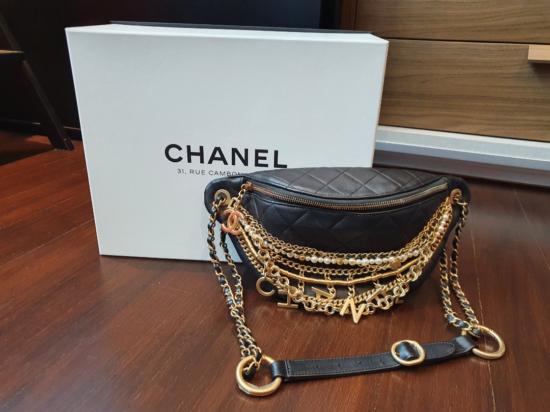 Chanel 2019 seasonal chain waist bag