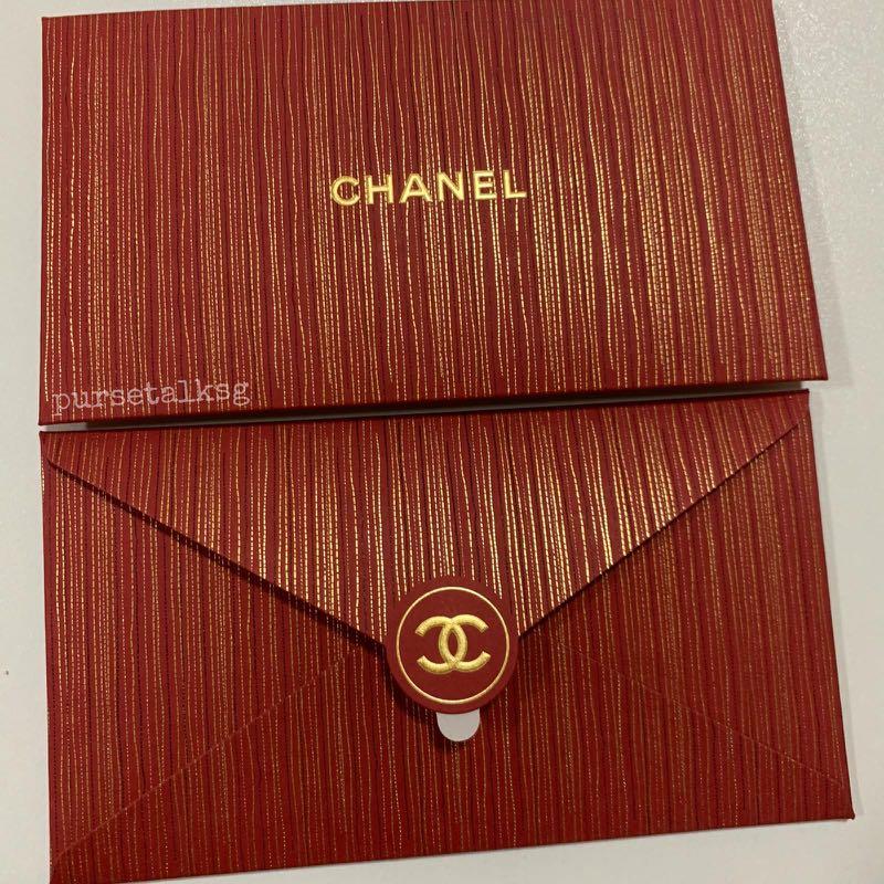 Chanel 2021 red envelopes, Hobbies & Toys, Stationery & Craft