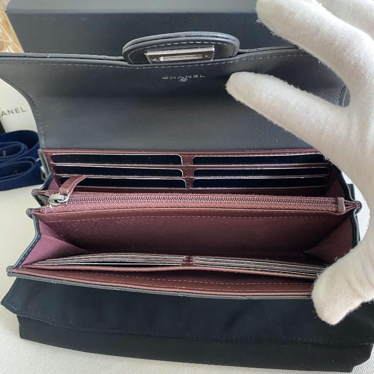 CHANEL 2.55 Long Flap Wallet in Aged Calfskin - RHW