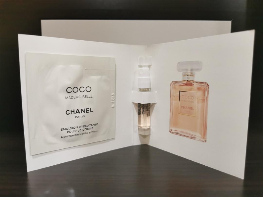 Chanel Coco Mademoiselle Eau De Parfum Spray 1.5ml + body lotion 1ml,  Beauty & Personal Care, Fragrance & Deodorants on Carousell