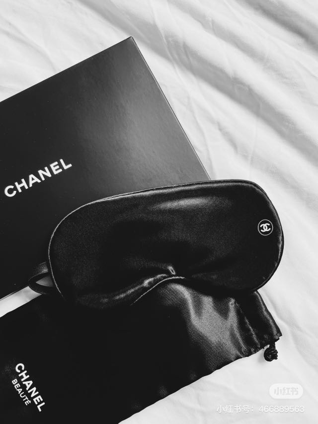 Chanel silk sleep mask — Mia Luxury Vintage