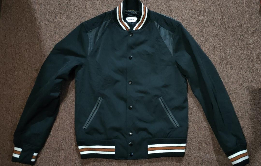 Men's coach varsity jacket clearance