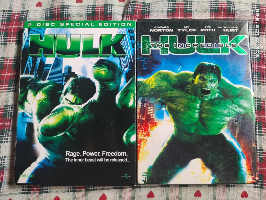 COLLECTORS ITEMS. HULK 2003 AND 2008 MOVIES., Everything Else