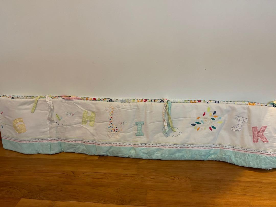 Mothercare Cot bumper Mamas and Papas bumper for free with purchase updated Babies Kids Baby Nursery Kids Furniture Cots Cribs on Carousell