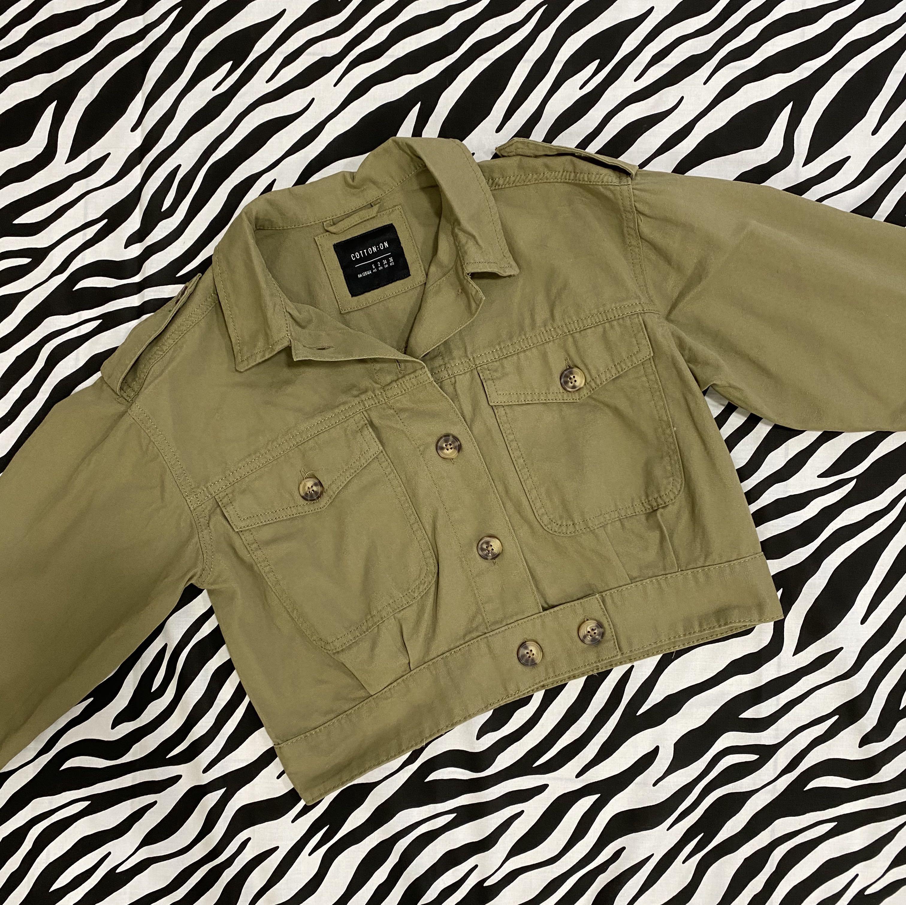 Cotton on green jacket 2025