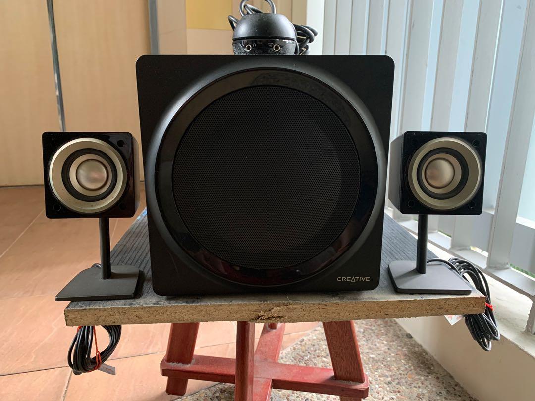 Creative T3 2.1 speakers with subwoofer, Audio, Soundbars, Speakers ...