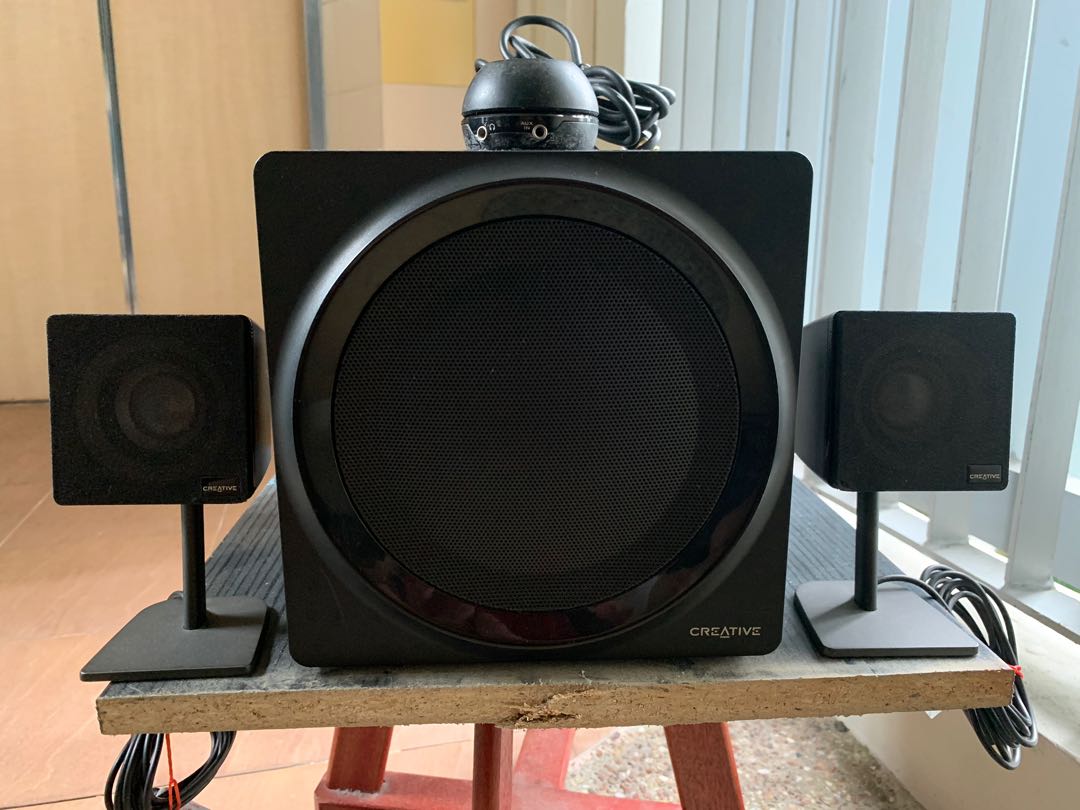 Creative T3 2.1 speakers with subwoofer, Audio, Soundbars, Speakers ...