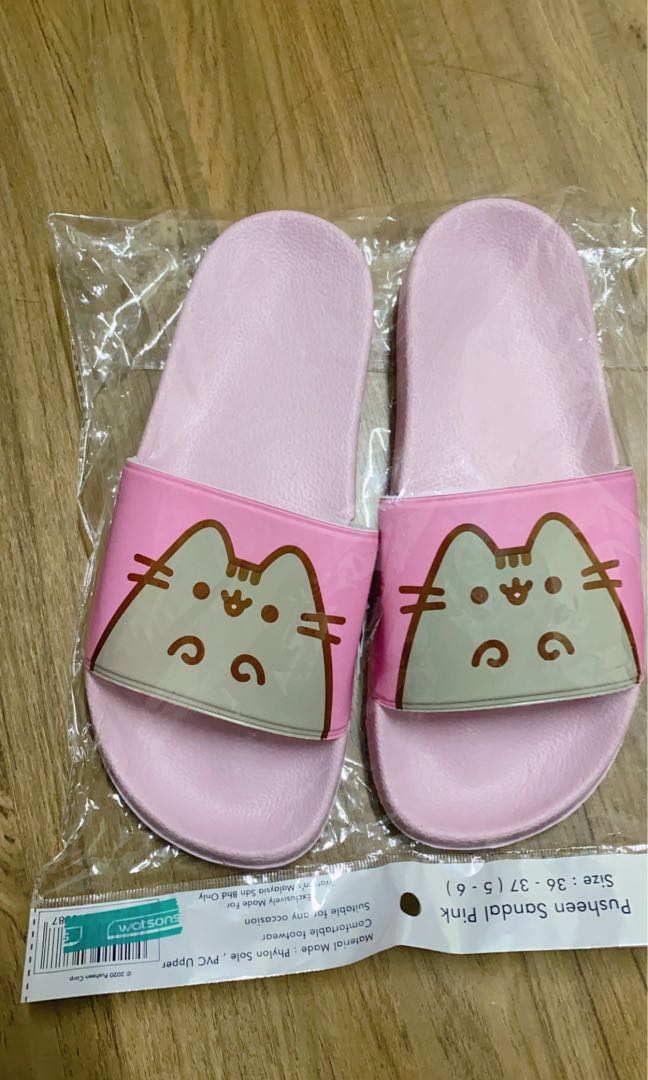 Cute Pusheen Sandals Pink