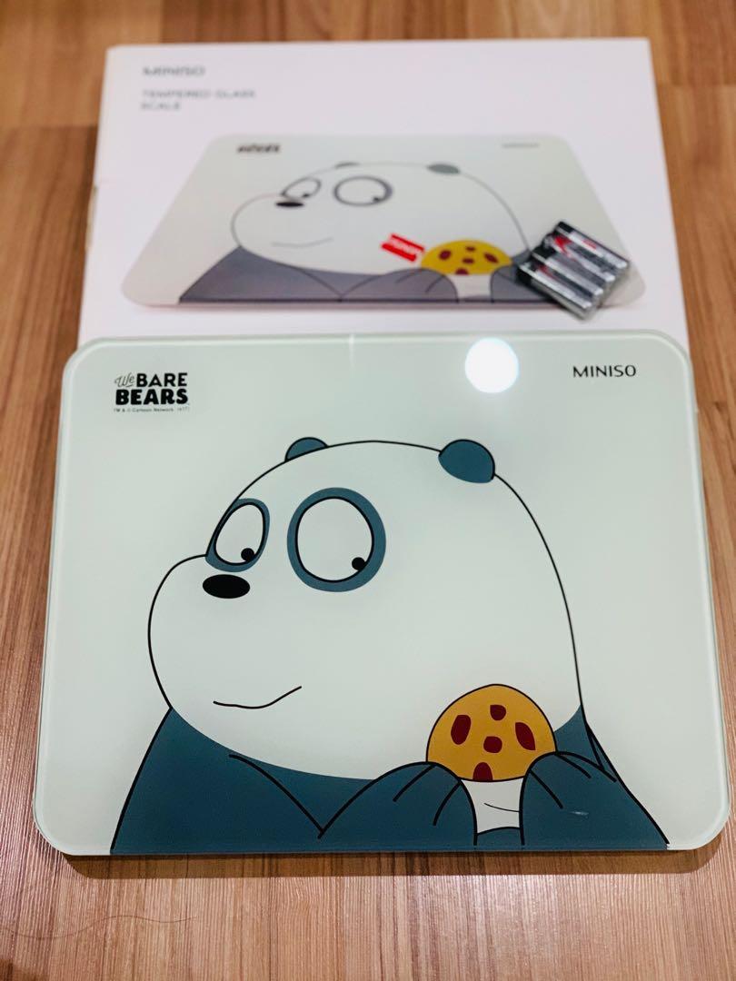 Miniso We Bare Bears Digital Body Weighing Scale Furn vrogue.co