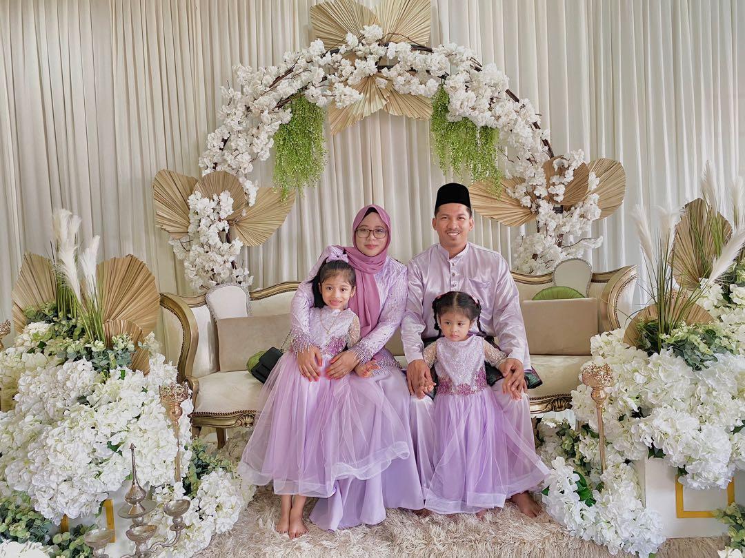 DRESS GAUN PURPLE LILAC SAIZ 3 YEARS DAN 5 YEARS Babies Kids
