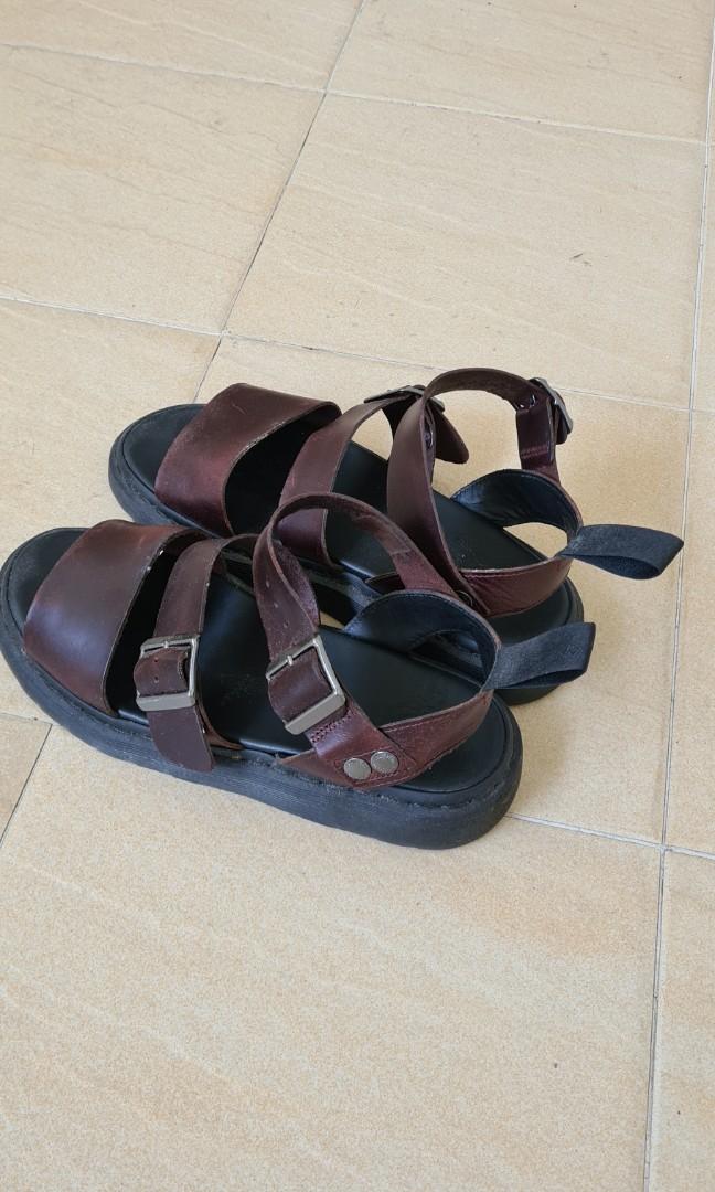 Dr.Martens Gryphon Brando Leather Gladiator Sandals used Men s