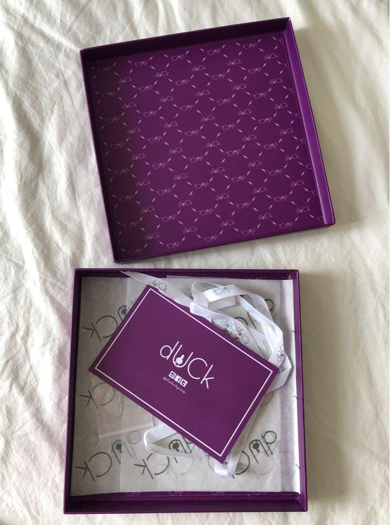 Duck Scarves Box And Paperbag Women S Fashion Accessories On Carousell