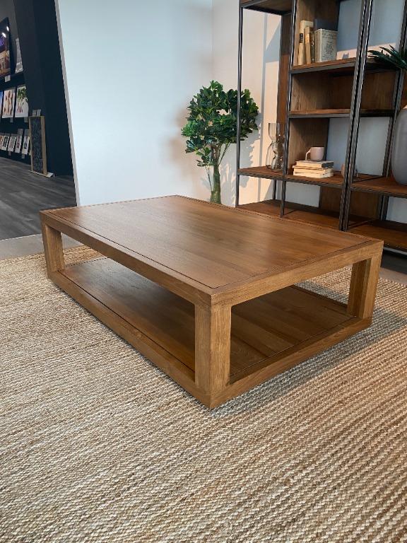 Ethnicraft Teak Duplex Coffee Table, Furniture & Home Living