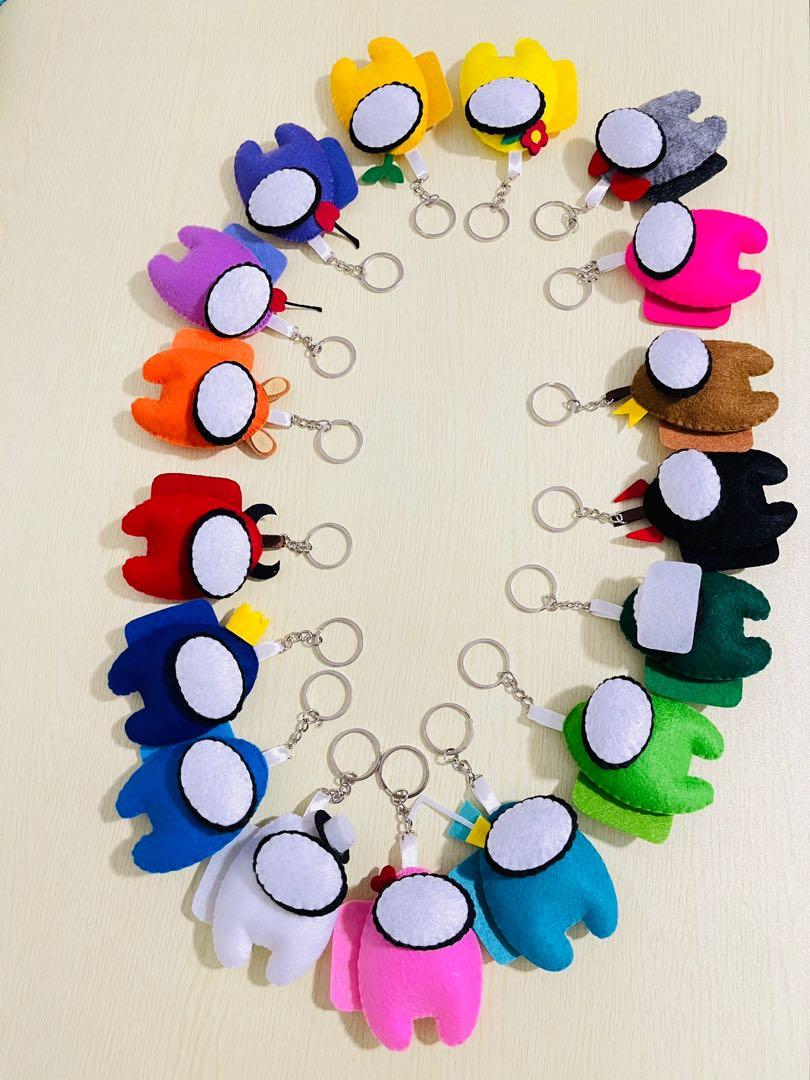 Felt Among us Key Rings, Felt key chains, Children gifts, Bag