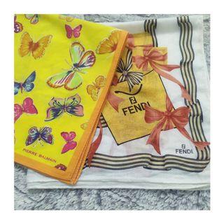 FENDI & BALMAIN handkerchief bundle