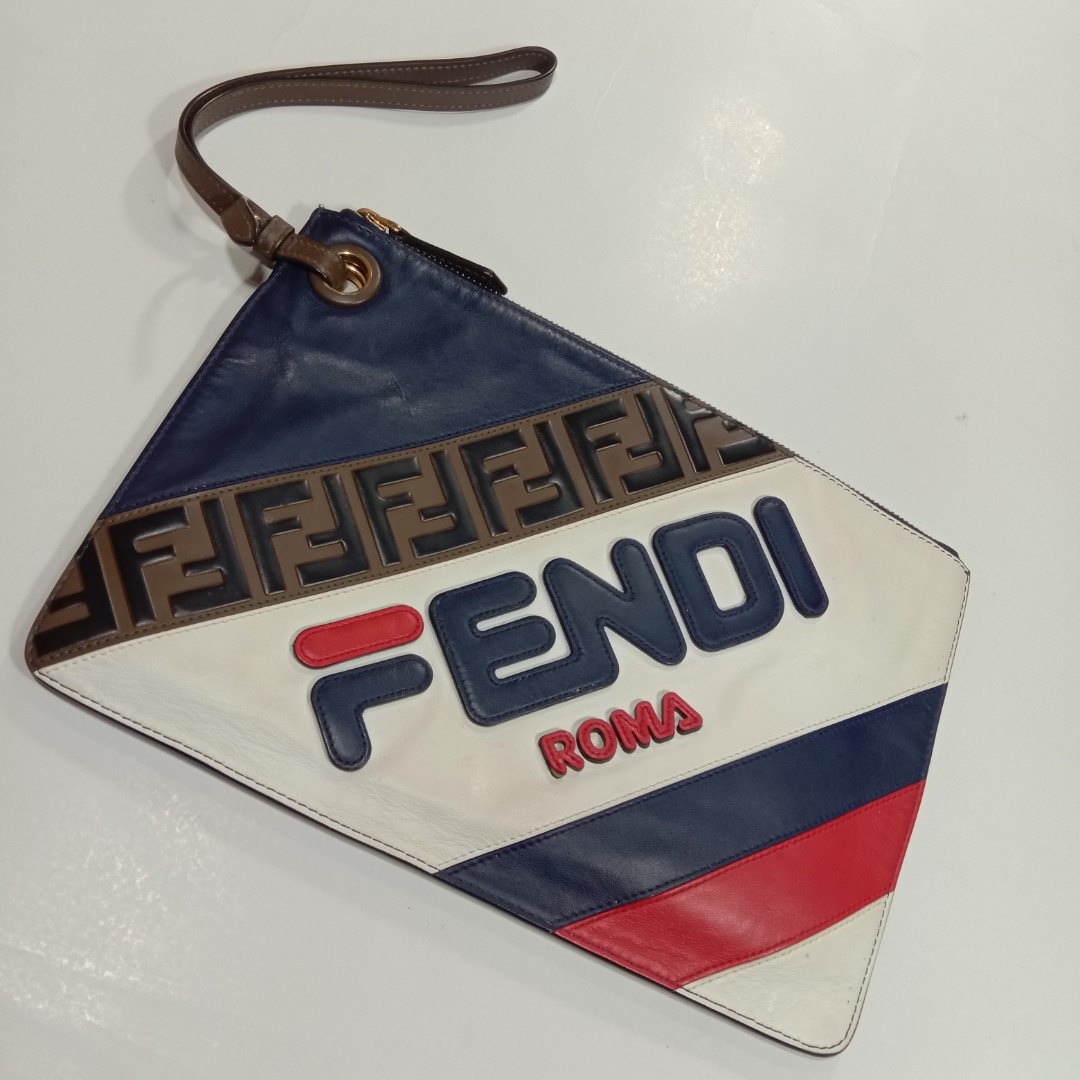 Fendi clearance fila clutch