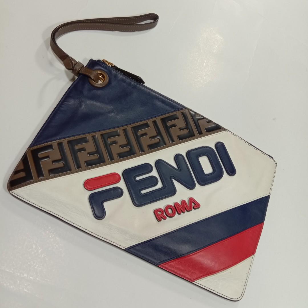 Fendi X Fila Clutch Barang Mewah Tas Dompet di Carousell