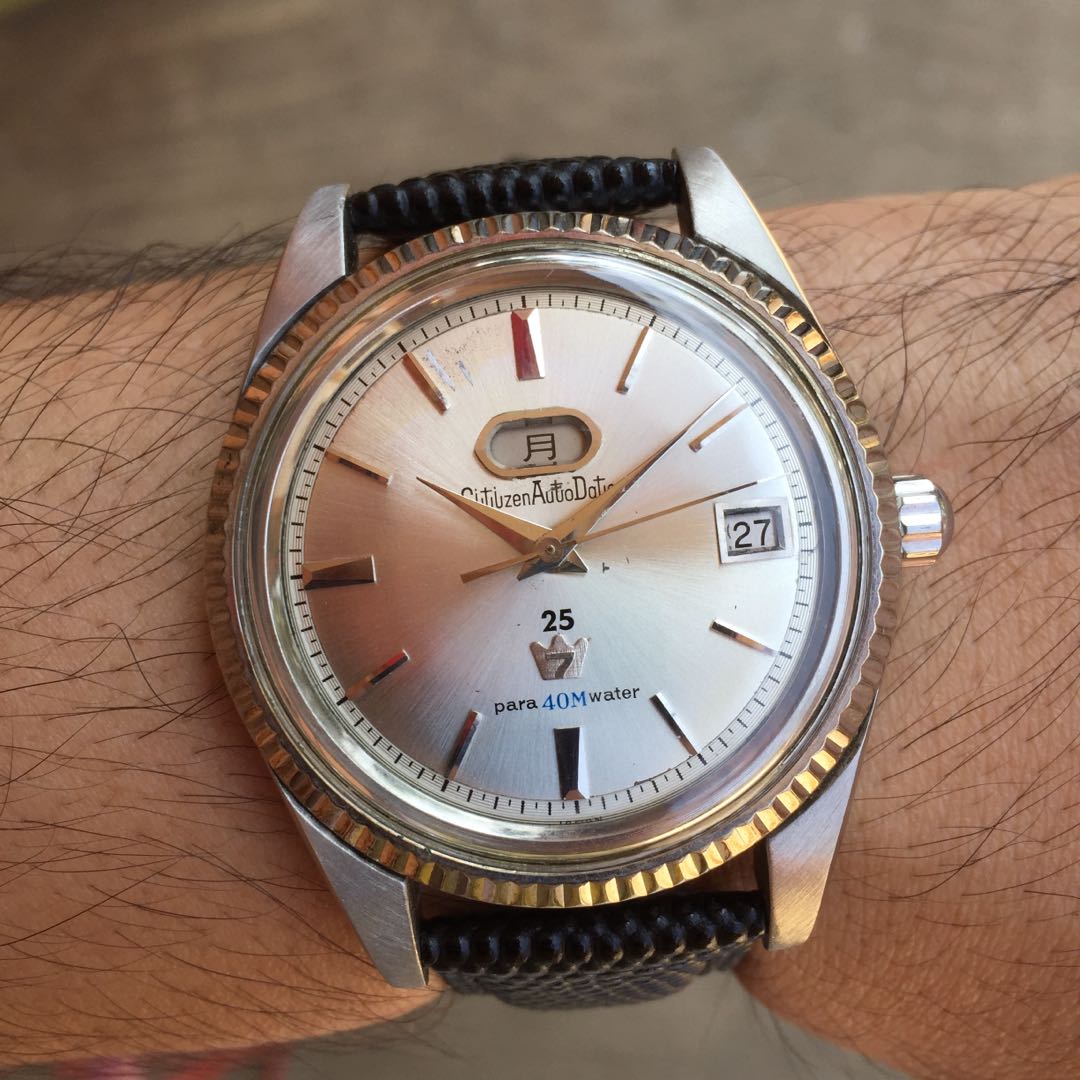Citizen auto dater 7 hotsell 25 jewel