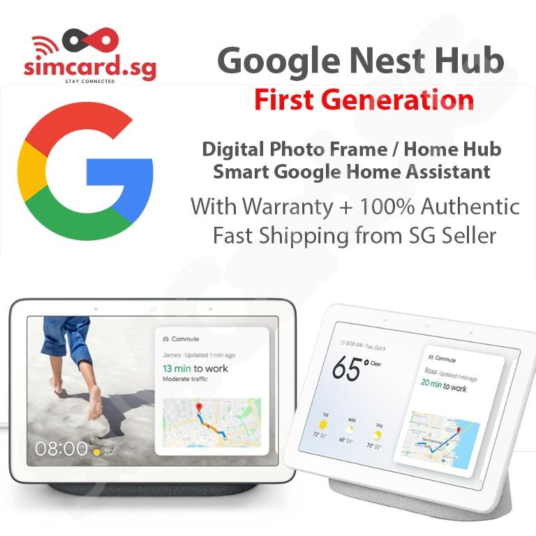 Google Nest Hub Sg Set Safety Mark Charcoal Black Chalk White With Google Smart Home Assistant With Built In Chromecast Ga00515 Us Ga00516 Us Ga00515 Sg Ga00516 Sg Tv Home Appliances Tv Entertainment Entertainment