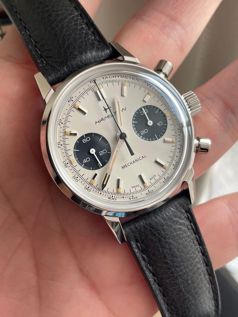 Hamilton panda hotsell chronograph for sale