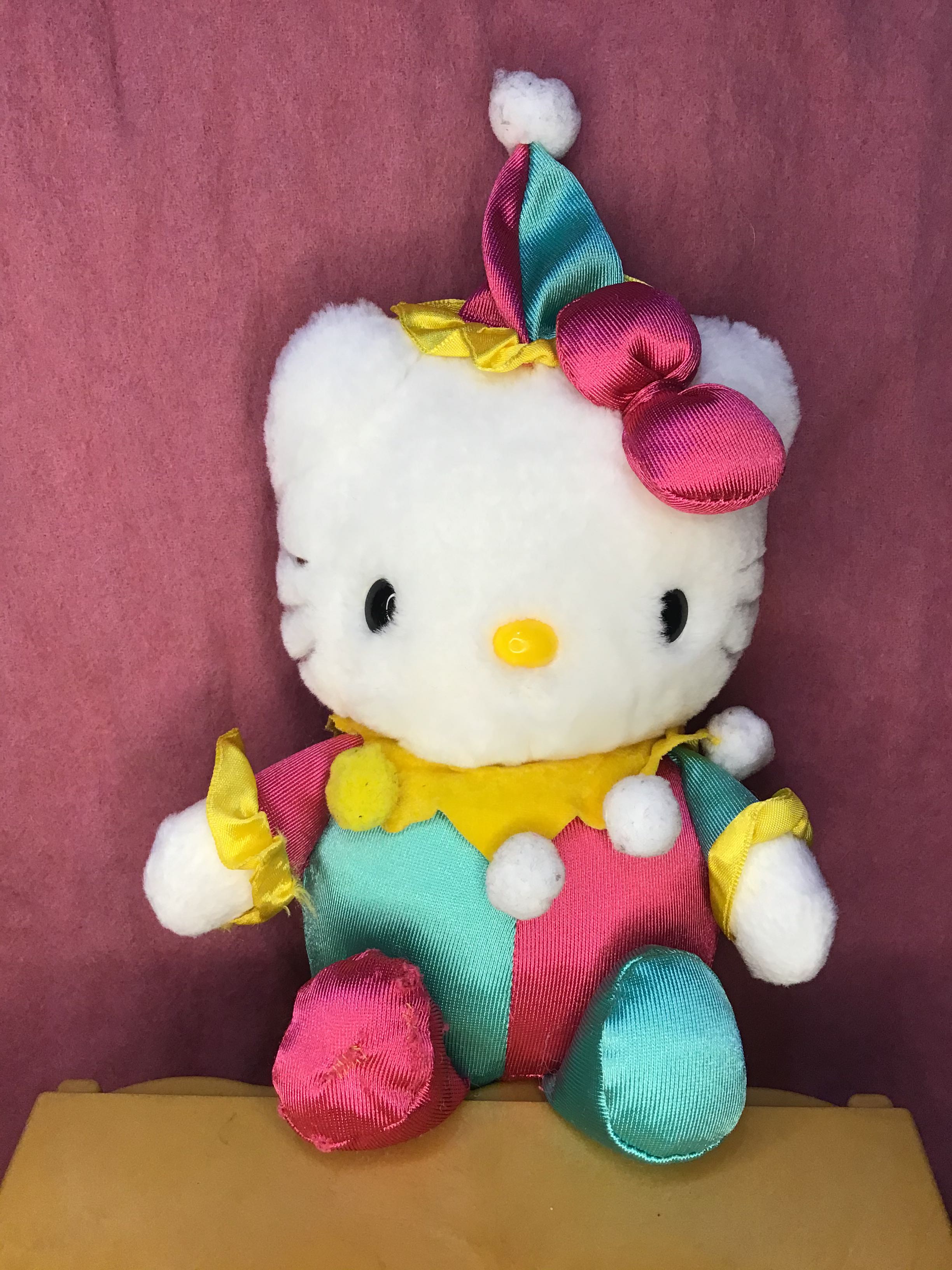 Hello kitty clown plush hotsell
