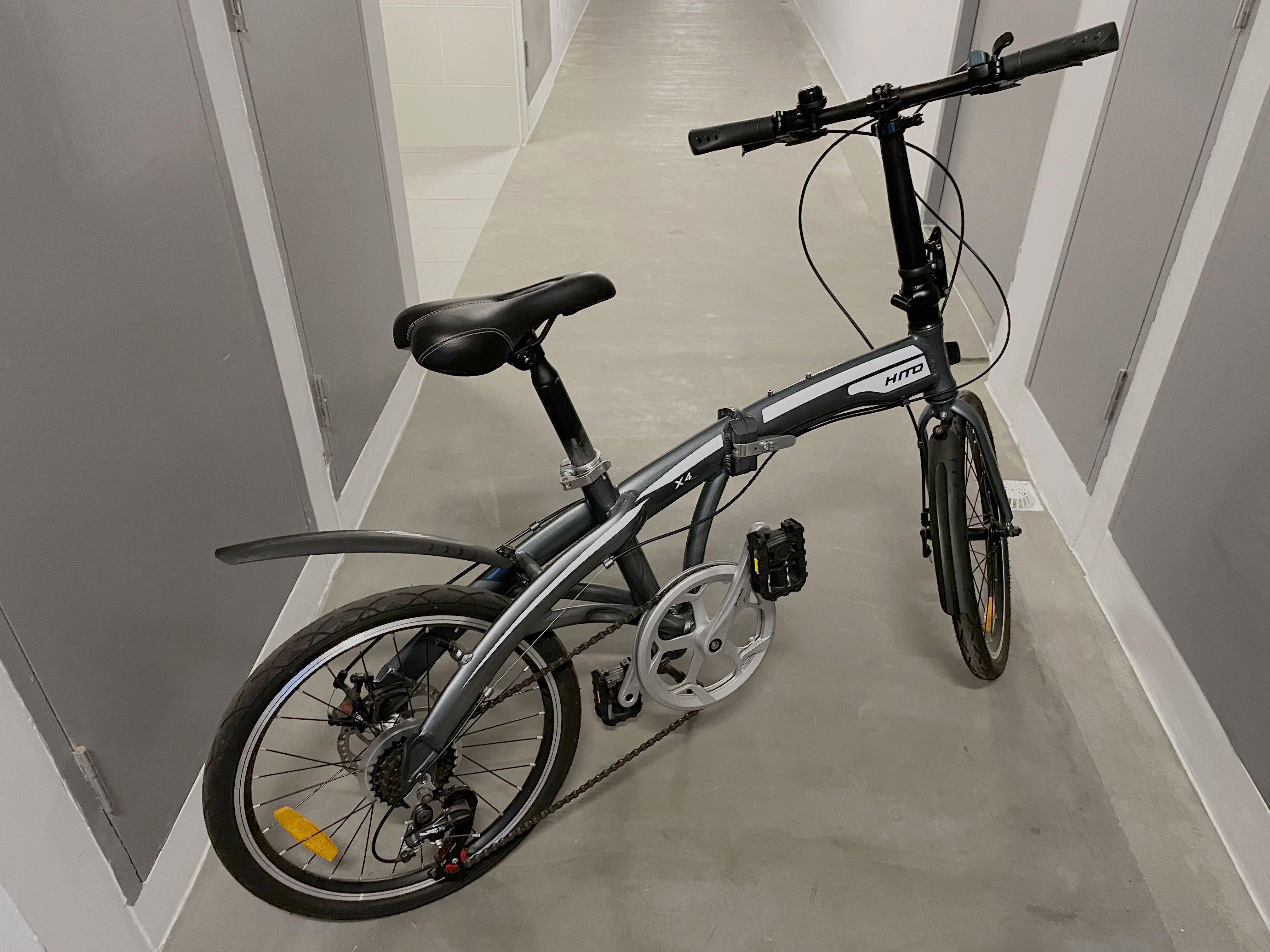 HITO x4 20 inch folding bicycle/foldie with shimano gearset, Sports Equipment, Bicycles