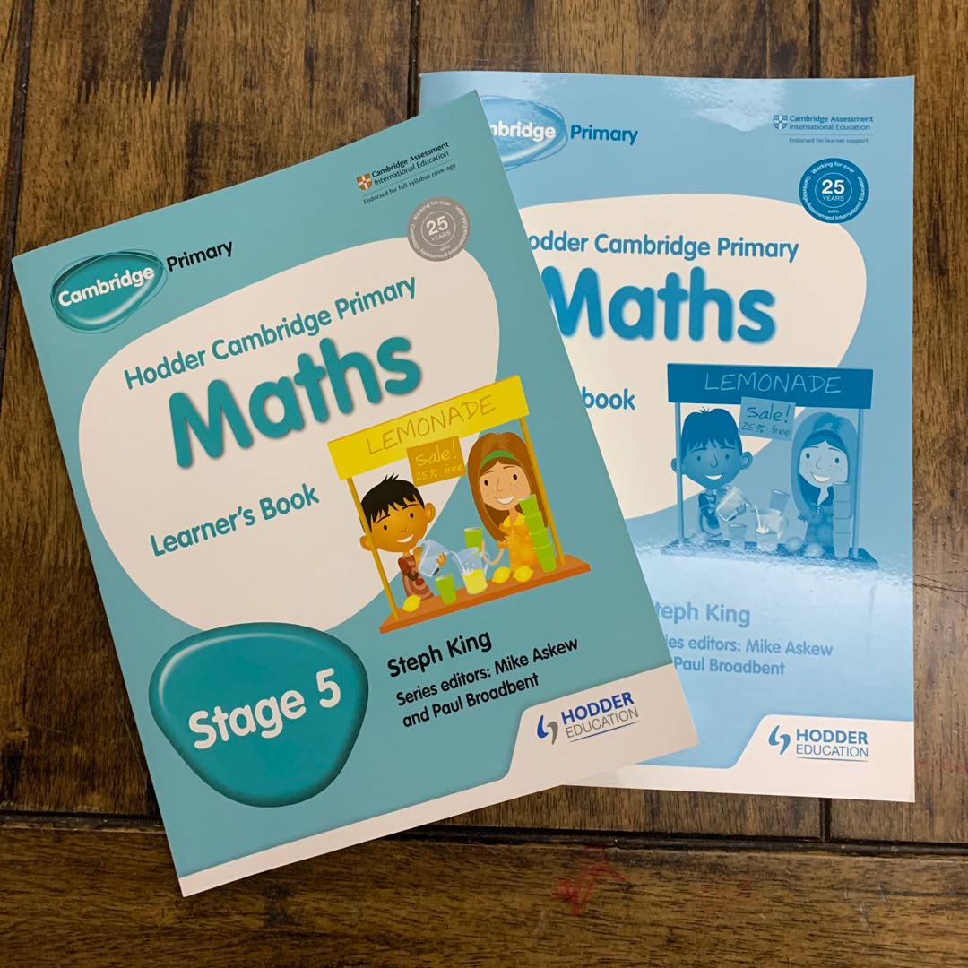 Hodder Education Cambridge Primary Maths Stage 5 Learner’s Book and