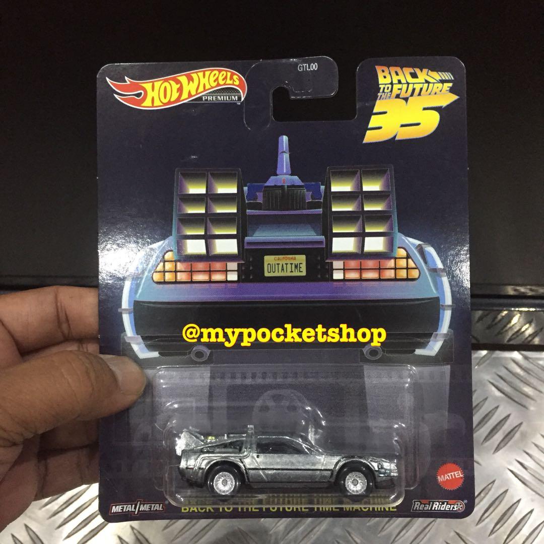 hot wheels back to the future 35th anniversary delorean time machine