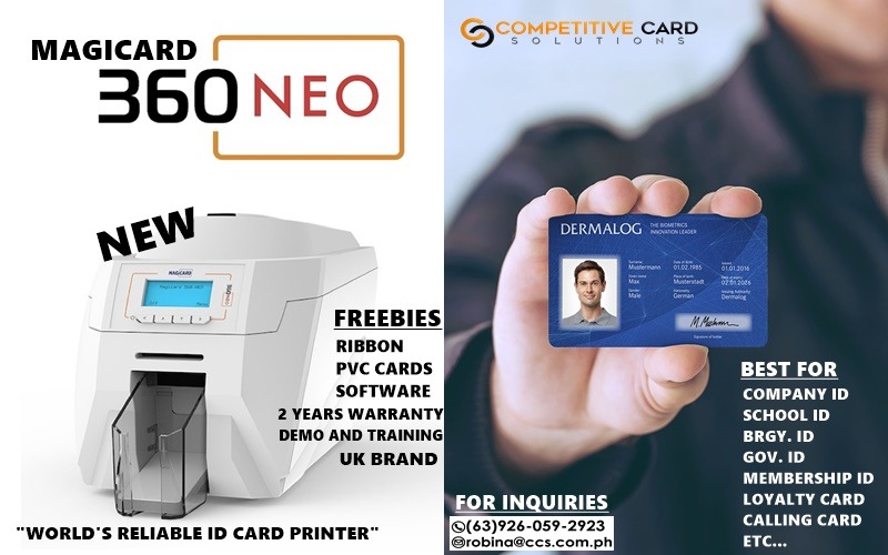 debit card printer machine