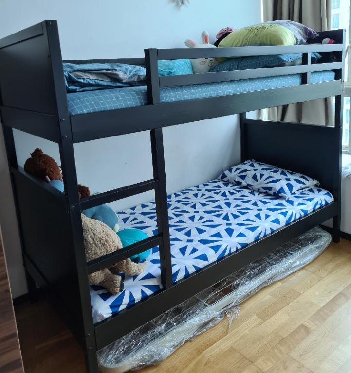 ikea double decker bed norddal furniture beds mattresses on carousell