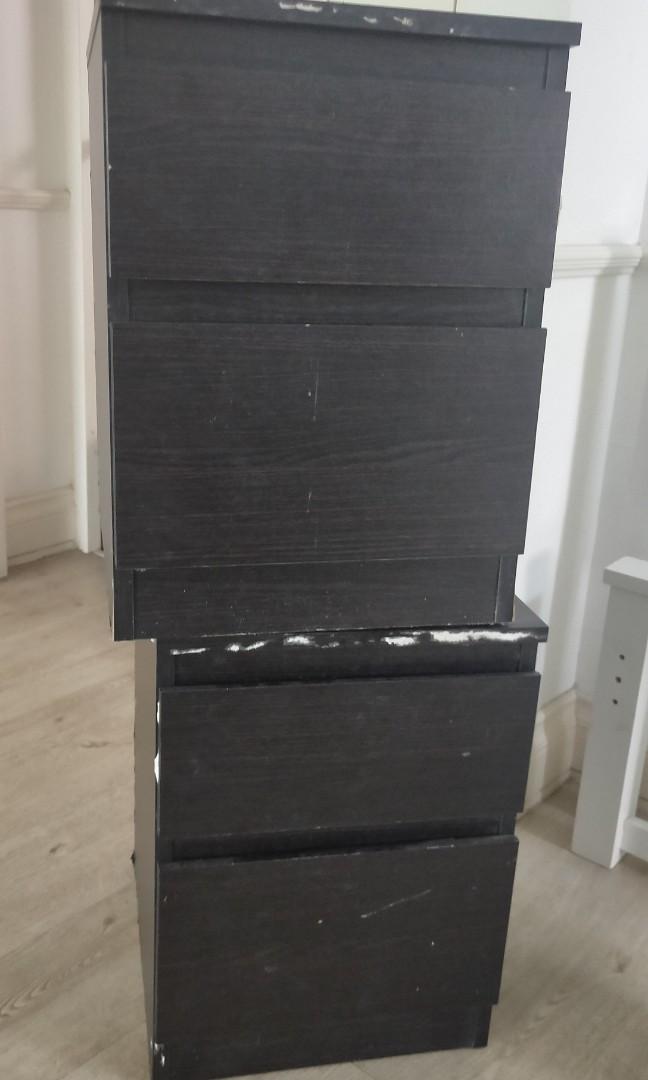 IKEA malm bed side table, Furniture & Home Living, Furniture, Tables