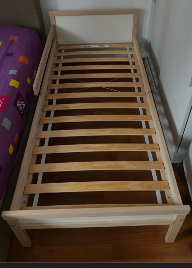 IKEA Sniglar Bed Frame with Mattress, Furniture & Home Living