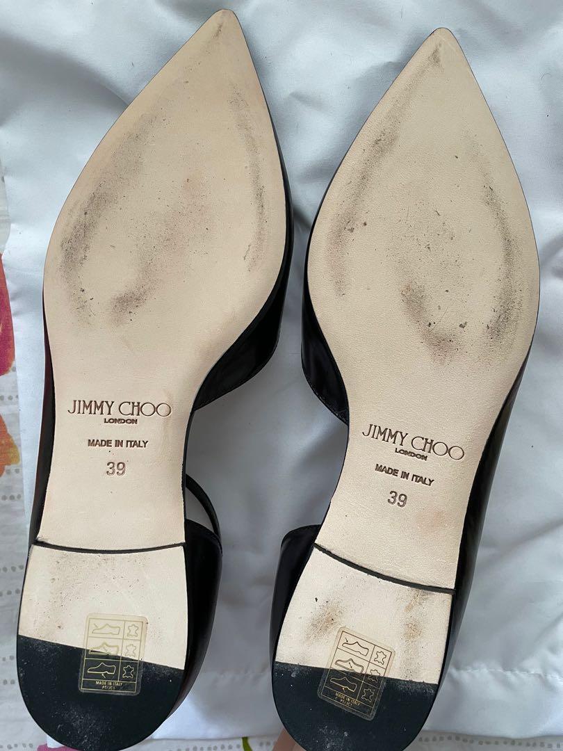 Jimmy Choo Lucy Flats Black Carousell