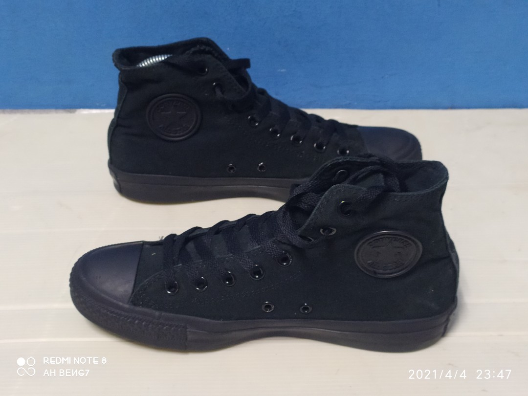KASUT CONVERSE HIGHT CUT FULL BLACK