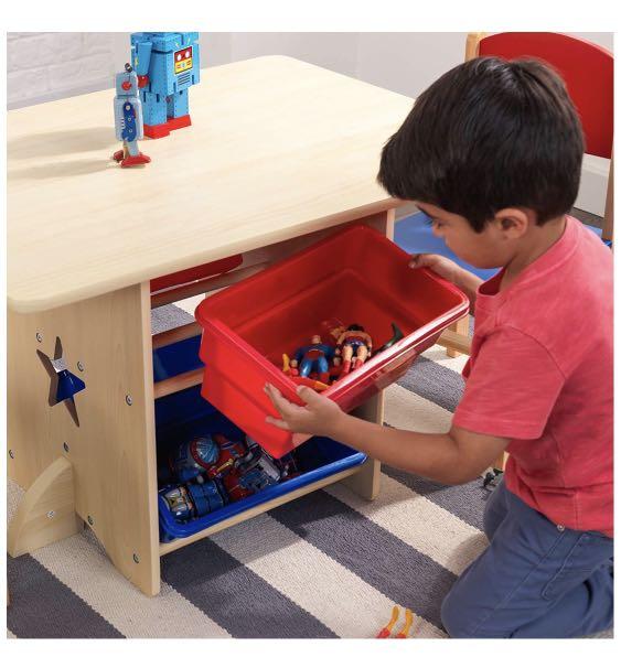 Kidkraft Star Table and Chair Set,Primary, Babies & Kids, Baby Nursery