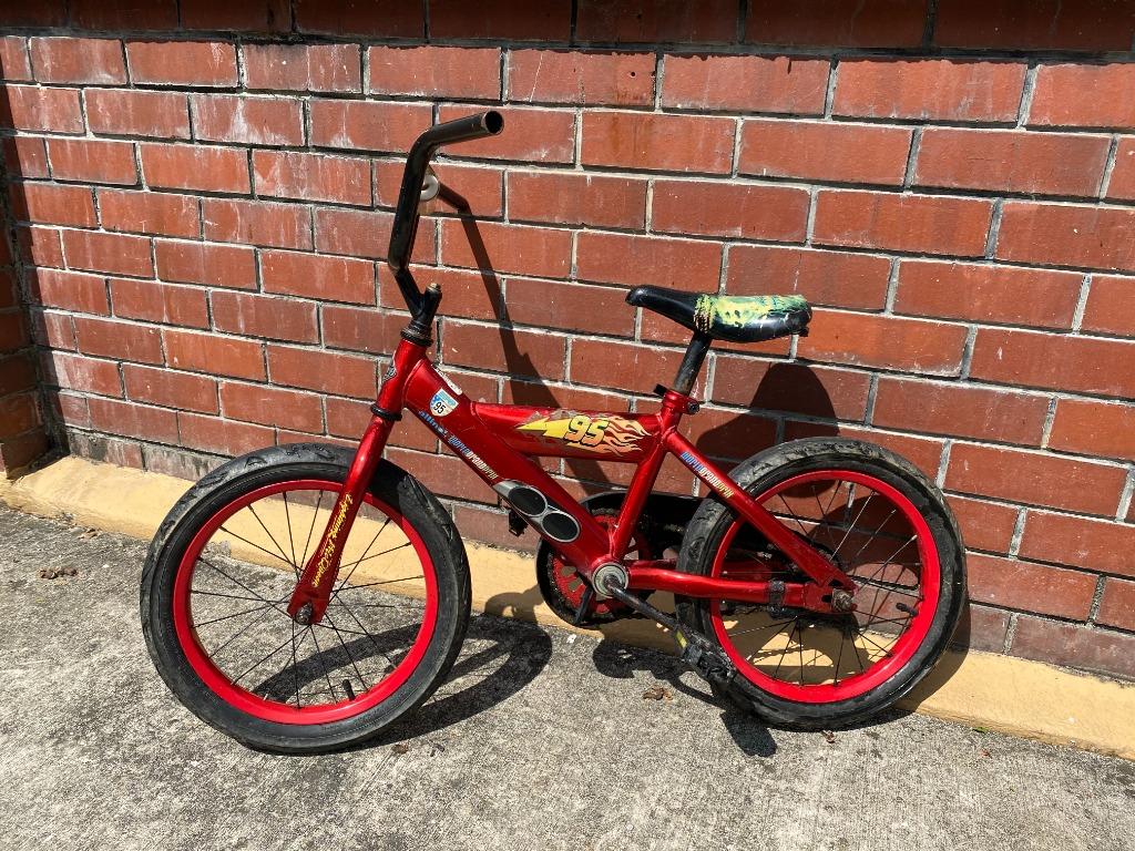 Lightning top mcqueen bicycle