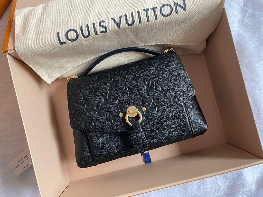 Louis Vuitton Tasche Blanche BB in schwarz mit Rechnung